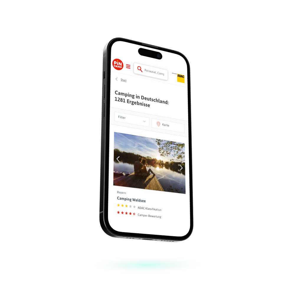 travel app mockup